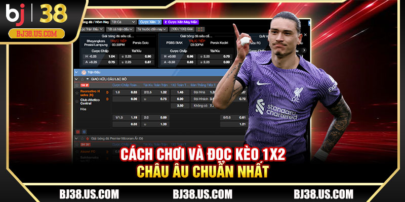 Cách chơi và đọc kèo 1x2 châu Âu chuẩn nhất
