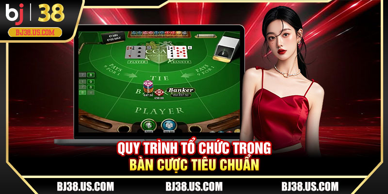 Quy trình tổ chức trong bàn cược tiêu chuẩn